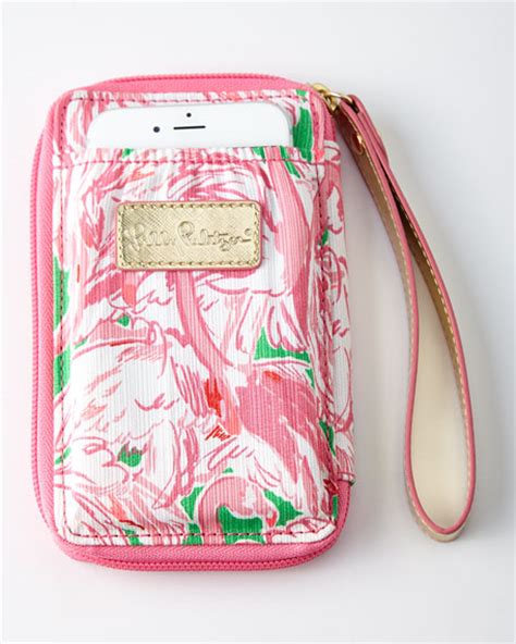 lilly pulitzer carded id smart phone wristlet|Lilly Pulitzer Womens Carded ID Smart Phone Wristlet.